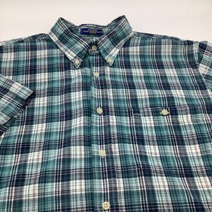 Pendleton Mens Oceanside Short Sleeve‎ Button Up Shirt Size Large